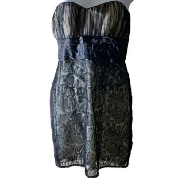 Roberta Dress Junior Teen Size 5 / 6 Sleeveless Bow Lined Cocktail Party Summer - Picture 1 of 11